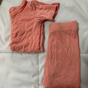 Little Sleepies Coral Short Set